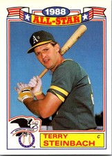 Terry Steinbach 1988 All-Star Game Commemorative Set (Glossy All-Stars) 9 NM