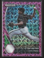 Jose Pena 2021 Panini Prizm Draft Picks #PDP175  Pink Velocity Prizm