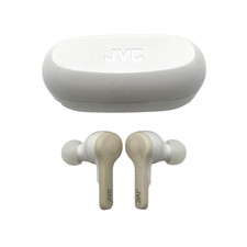 JVC Gummy True Wireless Earbuds Headphones HA-A7T White Tested Working