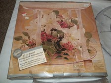 C- VTg Wilton 17" Round Crystal Look Cake Separator Set Complete 1997