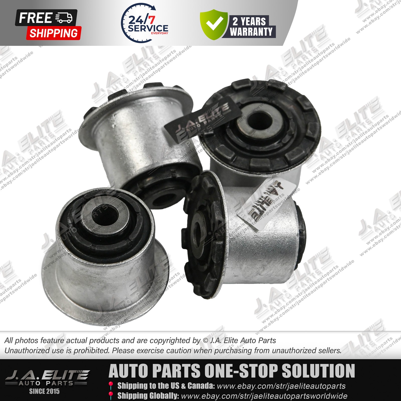 4pcs Front Upper Control Arm Bushing kit fits Aston Martin Rapide, Vanquish