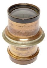 Lancaster Son 15x12 Rectigraph Half Plate Camera Brass Lens