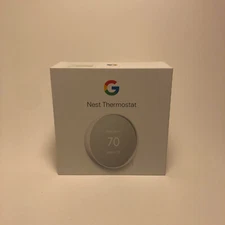 Google Nest Smart Thermostat, Snow - GA01334-US