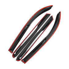 For 2005-2015 Toyota Tacoma Window Sun Rain Visors Wind Guard Crew Cab Us