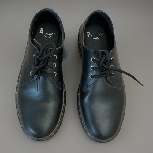 Dr. Martens 1461 Oxford Shoes Leather Lace Up Classic Black Size US 7 (6M)
