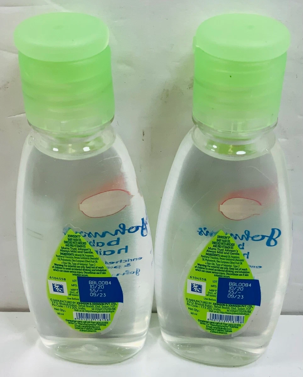 Johnson's baby avocado hair cheap oil