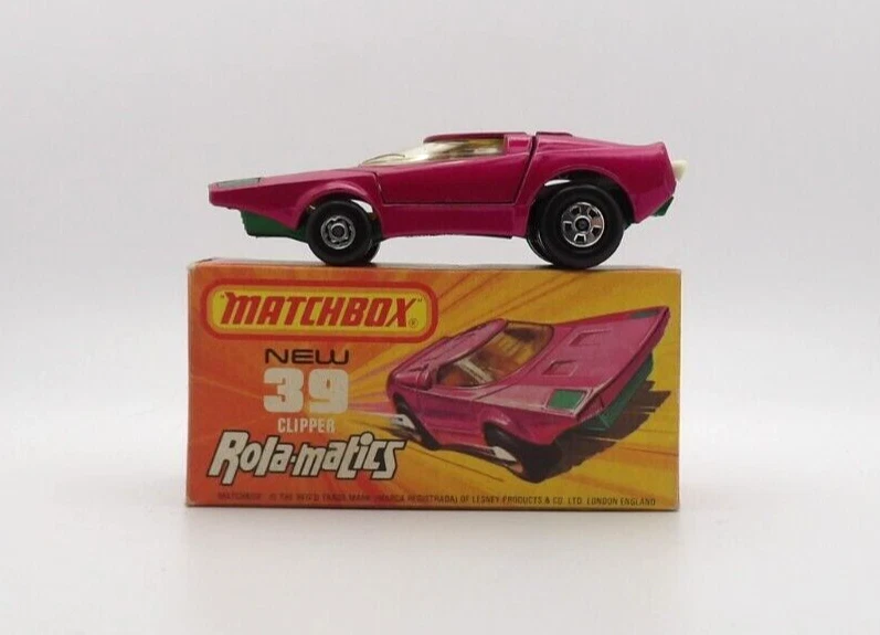 Matchbox Superfast Lesney – Clipper Rola-Matics Magenta – 1/64 Avec Boîte