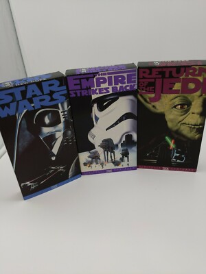 1995 Star Wars Trilogy VHS 3-Tape Box Set Digitally Mastered THX FREE SHIPPING 86162060939 | eBay