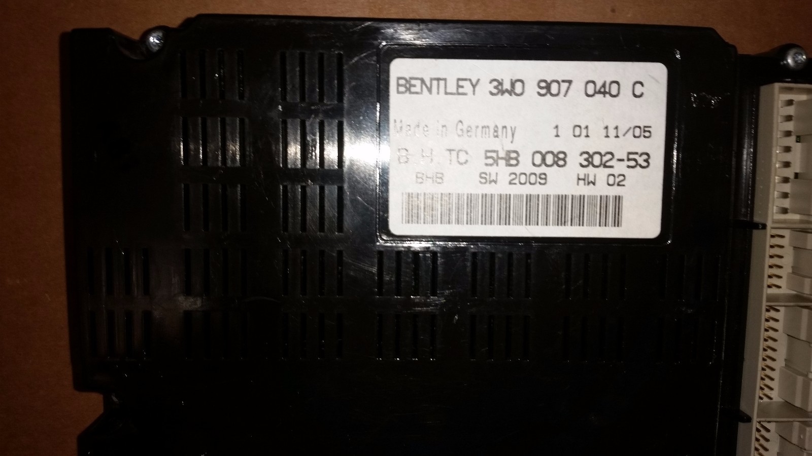 BENTLEY GT GTC FLYING SPUR AIR CONDITIONING CONTROL MODULE 2004-2010