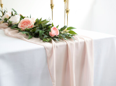 CHIFFON GROSSER TISCHLÄUFER HOCHZEIT EVENT PARTY DEKO VERSCHIEDENE FARBEN