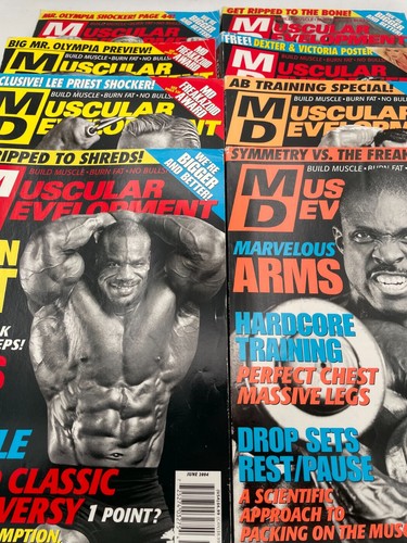 Muscular Development Magazine Vintage Lot Of 8 (2004)