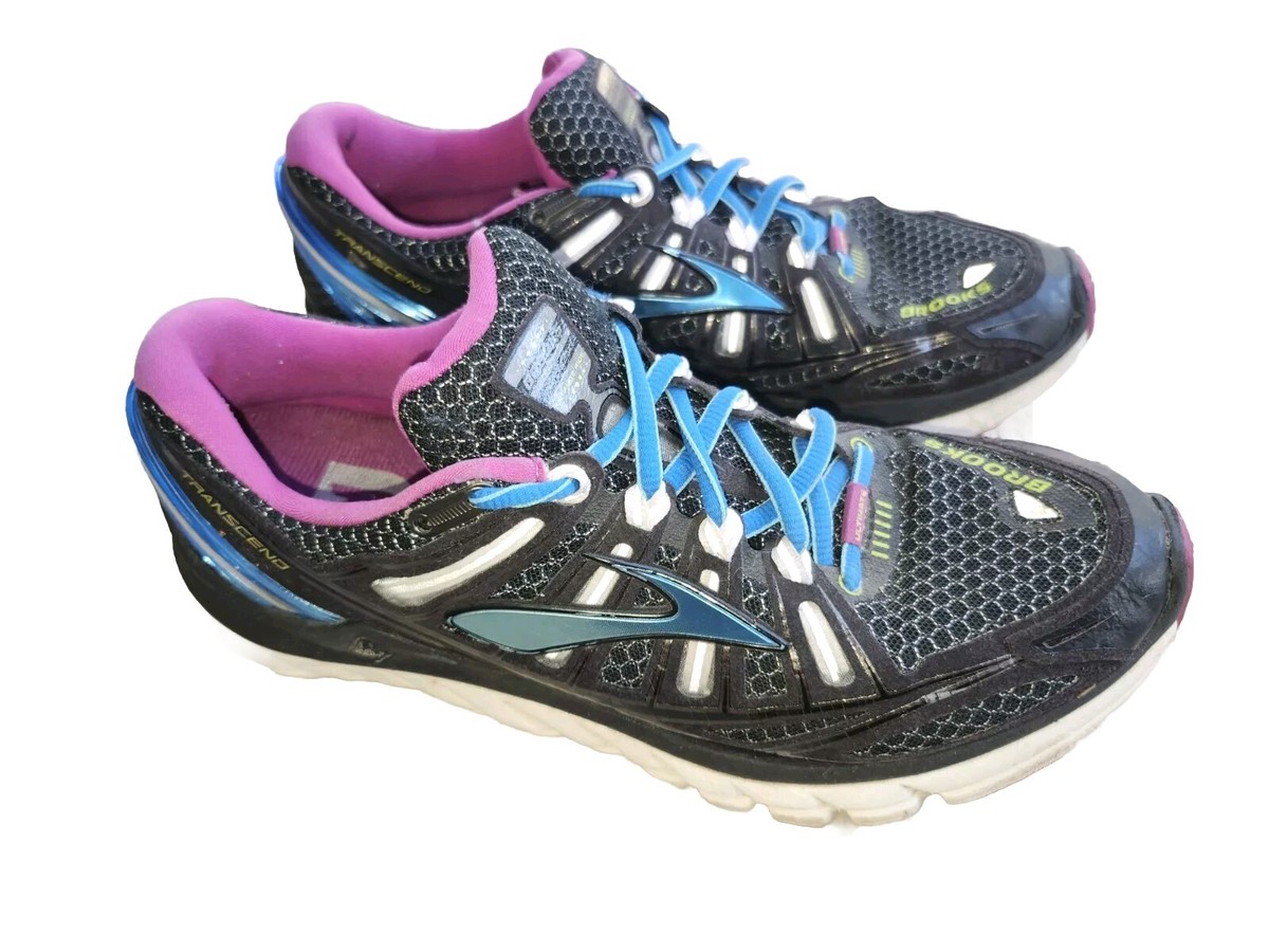 Purple Brooks Transcend Womens Black Size Brooks Transcend