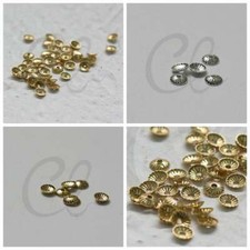 Solid Brass Bead Cap - 4mm 4123C 