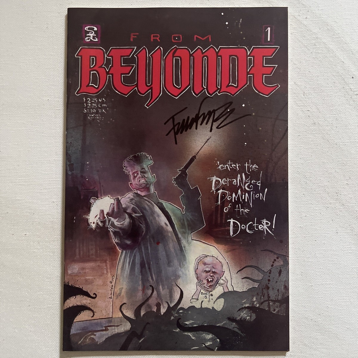 From Beyonde 1 Early Al Columbia Nm/M Studio Insidio signed by