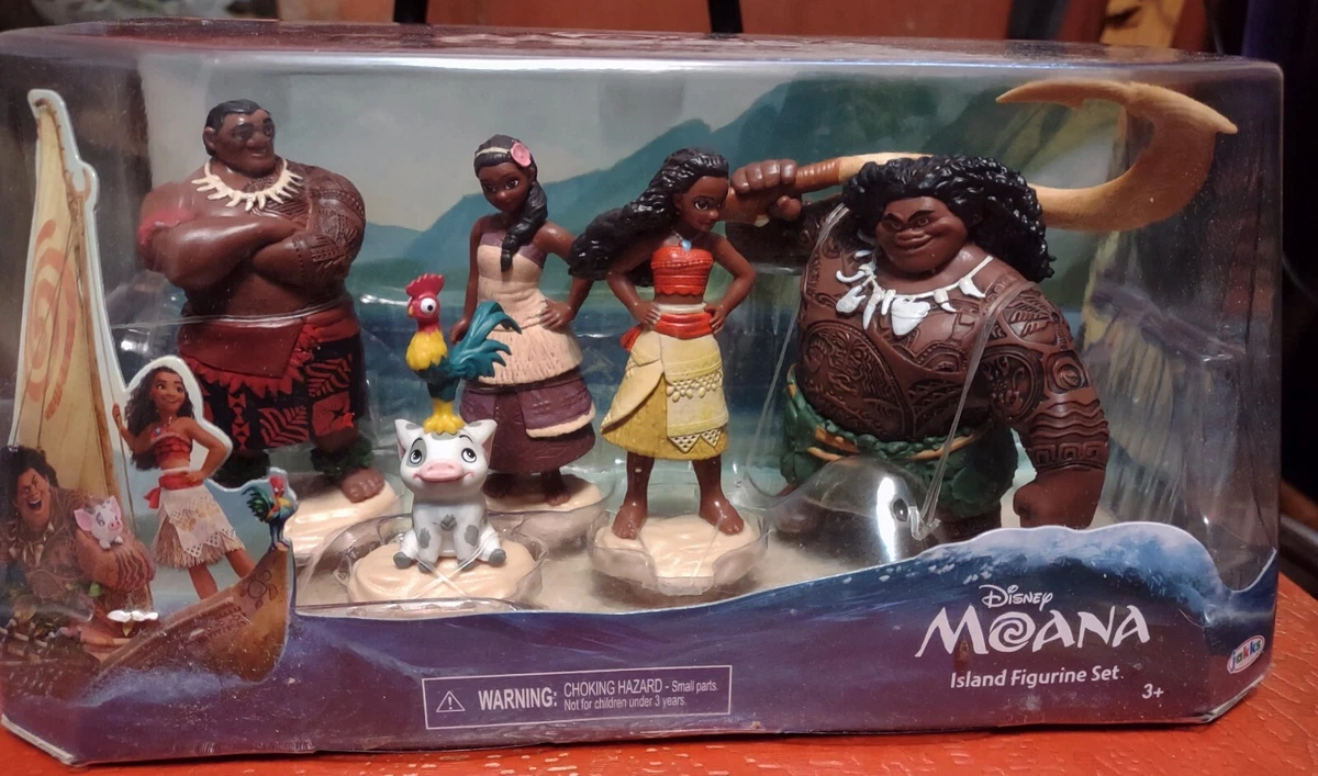 2017 Jakks DIsney 5 pc Moana Island Figure Set New In Package eBay