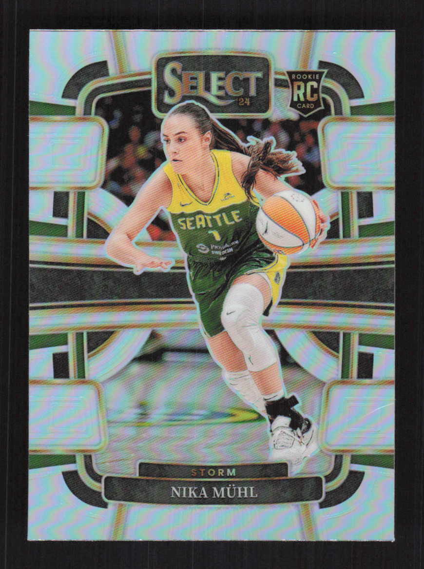 Nika Muhl 2024 Panini Select WNBA Silver Prizm Seattle Storm Rookie #27