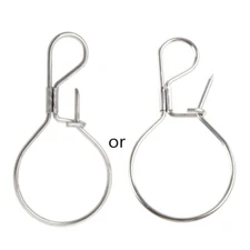 Stainless Live Fish Lock Buckle Snaps Freshwater Saltwater Fishing Stringer Clip