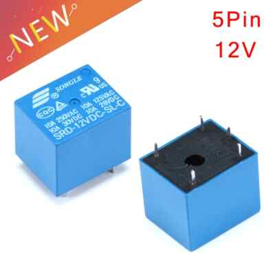 2 Pièce Relais SRD 12VDC SL C 12V 10A 250VAC 5 Broches - Foto 3