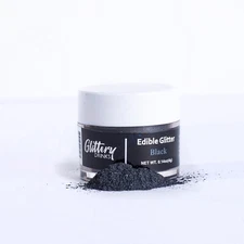 Glittery Drinks Black Shimmer Dust