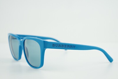 BURBERRY B 4140 Sunglasses 3390/80 55-18 140 2N Teal Blue Square