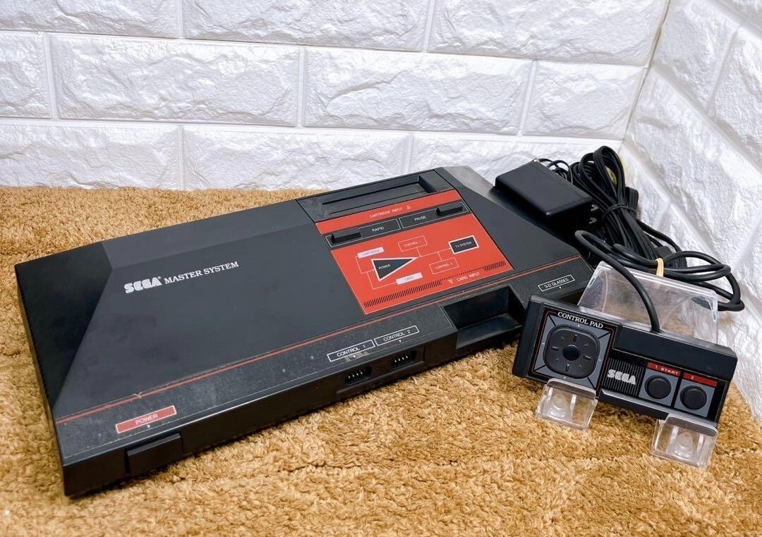 Sega Master System Power Base Game Console Black Boxed | eBay