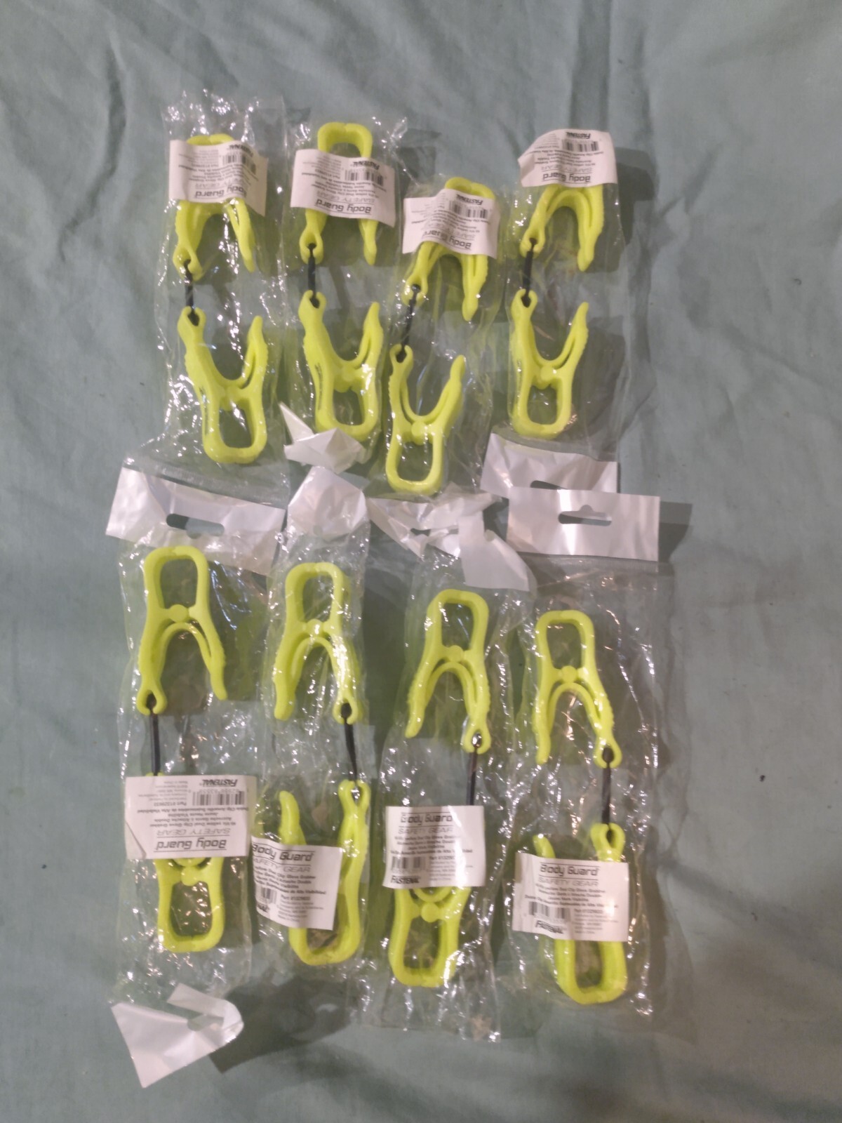 8 Glove Clips Fastenal Body Guard Clamp Holder Grabber Safety Attach