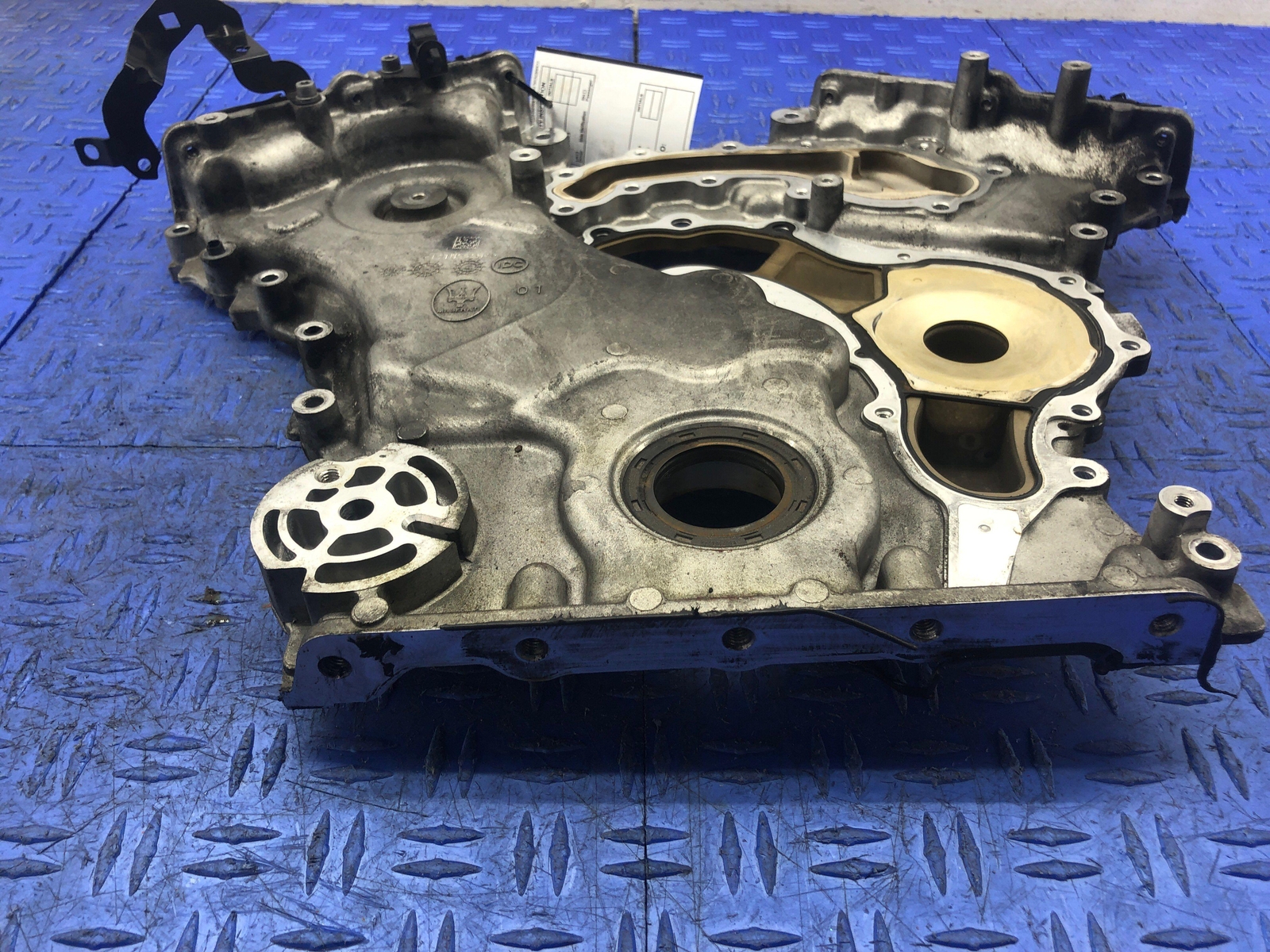2014-2021 MASERATI GHIBLI FERRARI F160 3.0L ENGINE TIMING CHAIN COVER OEM 2015
