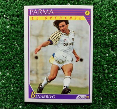 CARD SCORE 1992 PARMA n°394 BENARRIVO CALCIO SOCCER FIGURONE