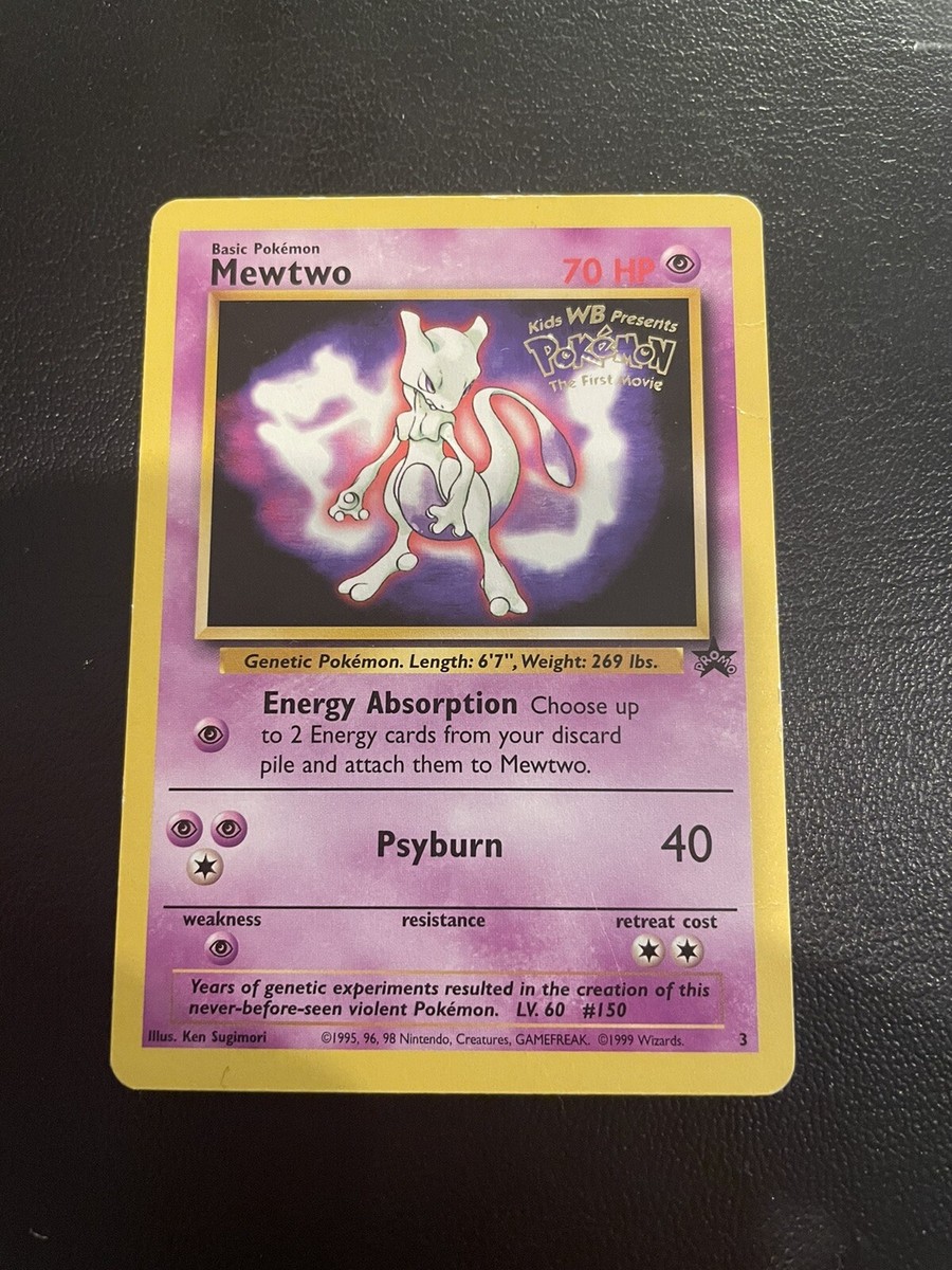 1999 Pokemon Mewtwo The First Movie Promo Card | eBay