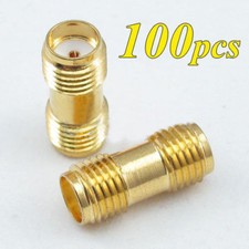100 RF SMA female to SMA female Jack Straight RF Connector Adapter Plug SMA