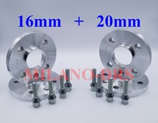 KIT 4 DISTANZIALI RUOTA 16+20 mm FORD KA II SERIE + BULLONI 