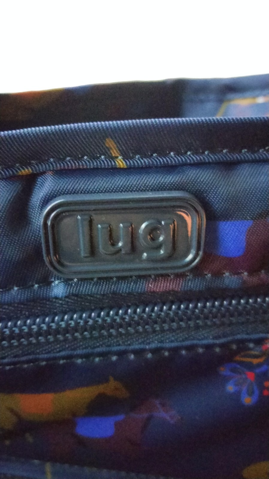 Lug PARASAIL • Cosmetic Makeup Bag Horses / Navy • Travel Case * w/tag