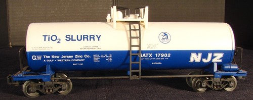 Lionel New Jersey Zinc Std O Tanker (6-17902) from 1991 - Picture 4 of 7