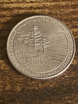 2005 P Jefferson Nickel Ocean in View Five (5) Cent Actual Coin
