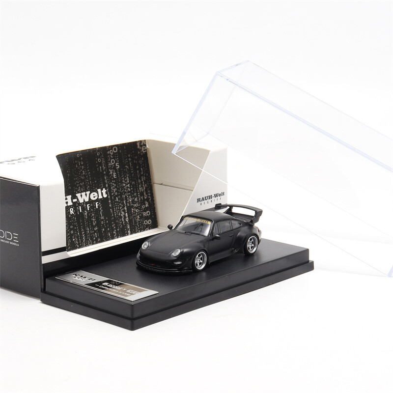 Decode 1:64 RWB 964 / 993 Rauh-Welt black matt Diecast Model