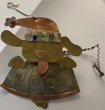 Metal Christmas Ornament - Dog Woof