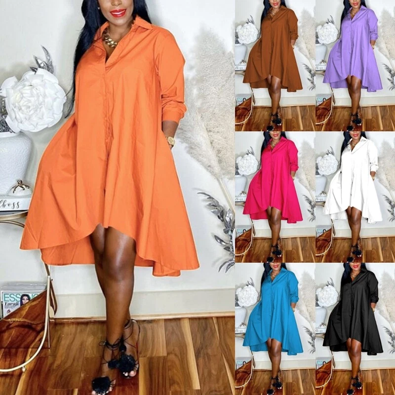 plus size shirt dresses