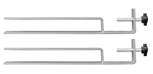 Set of 4 - Versare Work Forts Desktop Privacy Panel Feet Edge Clips