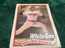 1989 Topps #786 Melido Perez Chicago White Sox Baseball Card MLB