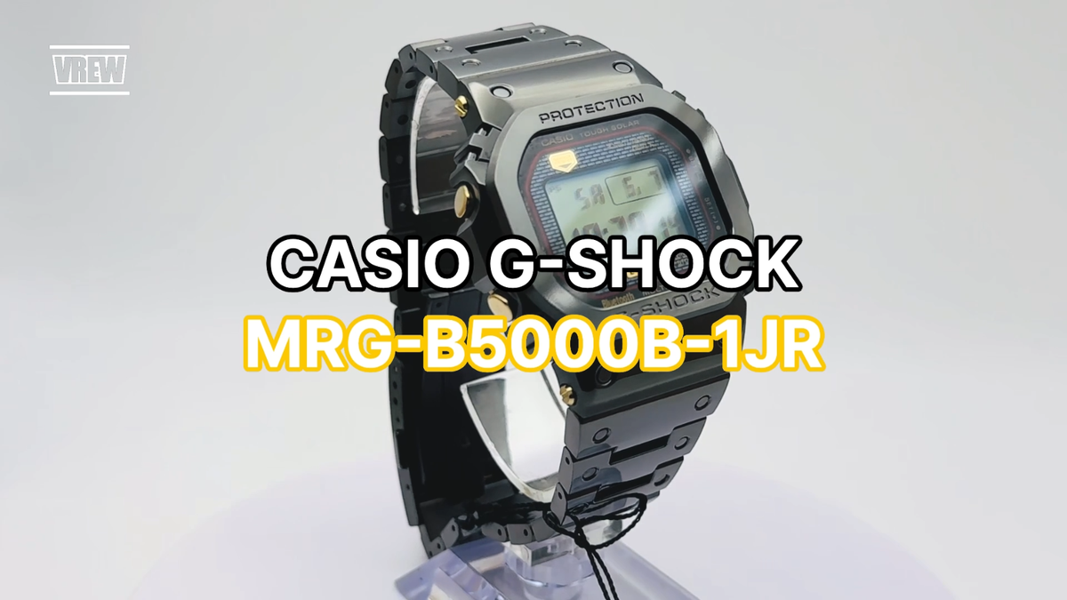 Unused CASIO G-SHOCK MRG-B5000B-1JR Titanium DLC Bluetooth Solar 