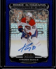 2022-23 O-Pee-Chee Platinum Hockey Kaiden Guhle #R-KG Blue Traxx Auto