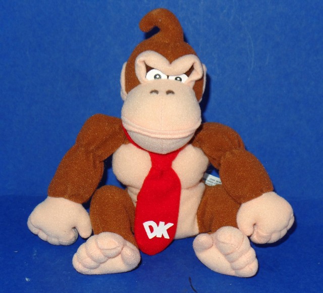 Super Donkey Kong DK BD&A Beanie 7" Plush Stuffed Toy Doll eBay