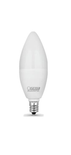 Feit Electric Bulb Led Deco Chandlier 40w Eq Uses 4.5w/E12 Base 3 PK - Picture 1 of 6