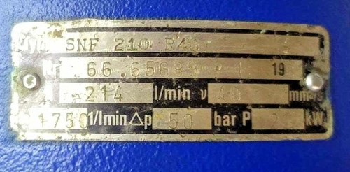 ALLWEILER SNF 210-R-46 Triple Screw Pump SNF210R46 screw pump - Picture 4 of 12