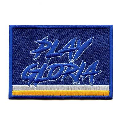 St Louis Play Gloria Hockey Embroidered Iron-on Patch