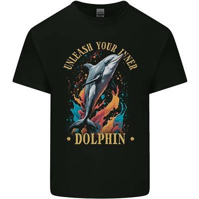 Unleash Your Inner Dolphin Kids T-Shirt Childrens | eBay UK
