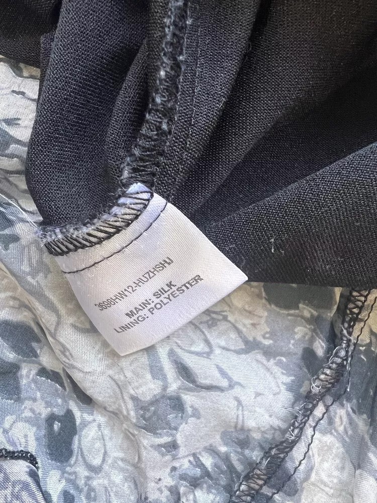 Fate Silk Snake Python Skin Print Long Sleeve Dre… - image 6