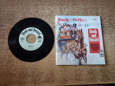 1970s MINT-EXC PETER PAN-  Jingle Bells & BOOKLET 1995 45