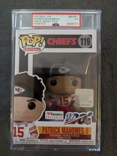Funko Pop! NFL Patrick Mahomes II #119 Fanatics Exclusive PSA 8.5