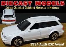 CLASSIC 1994 AUDI 80 RS2 AVANT IN WHITE; NEW HOT WHEELS DIECAST 1:64 SCALE MODEL